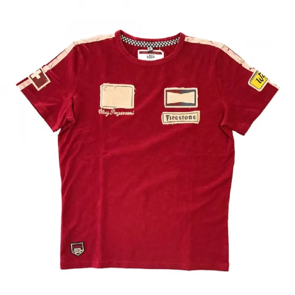 

1974 F1 Formula One 3D Loose Short Sleeve Vintage Red Men's T-shirt Pattern Large Sweatshirt Casual Men's Clothing