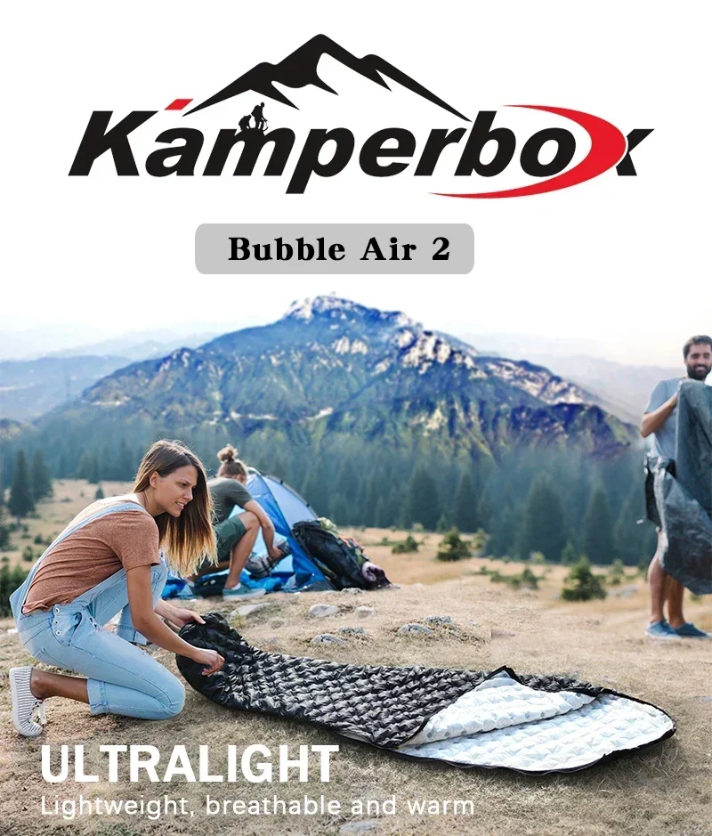 Пуховой спальный мешок Kamperbox для кемпинга 3 сезона ультралегкие спальные мешки