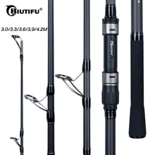 BIUTIFU BIGFISH 잉어 서핑 캐스팅 바위 낚싯대, 3.0 m, 3.6 m, 3.9 m, 4.2 m, 4.5m, T800Carbon 3.5lb, 해안 캐스팅 40-200g, 스피닝 하드 폴