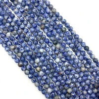 1 strand sodalite stone loose beads strand natural semi precious stone round shaped 6 10mm sizes diy making necklace bracelets