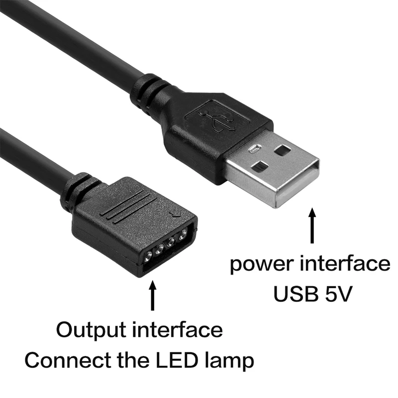Мобильный телефон Bluetooth App дистанционный контроллер 5 в USB встроенный RGB для