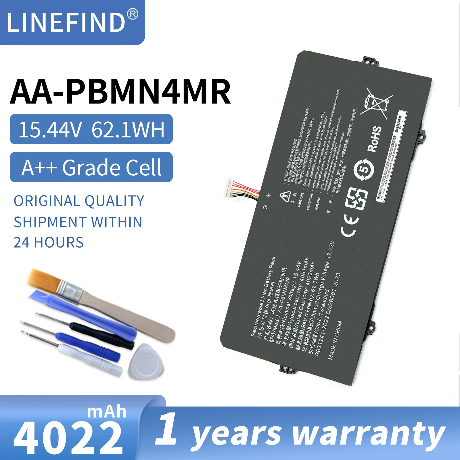 Оригинальный аккумулятор для ноутбука AA-PBMN4MR 62 1 Вт Samsung Galaxy Book Pro 360 13 NP930QDB NP930QED