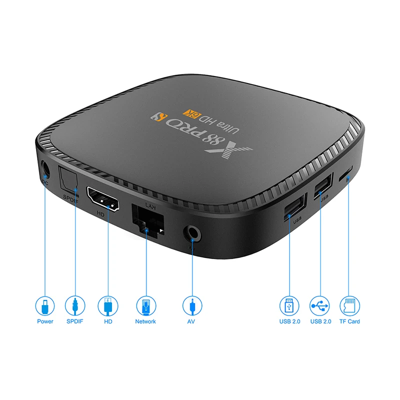 X88 Pro S Allwinner H616 Поддержка IPTV/Google плееров/YouTube/Netflix smart set-top box 2.4 5G Dual WIFi 6K HD Android 10 0 tvbox |