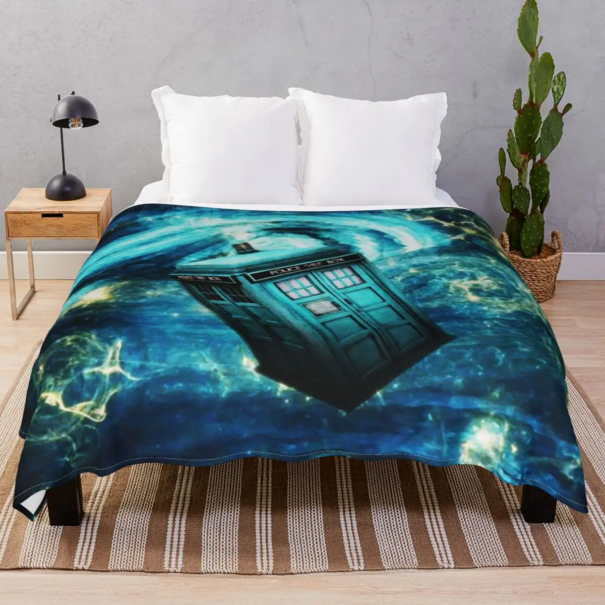 The Starry Night Blankets Flannel Autumn/Winter Soft Unisex Throw Blanket for Bed Home Couch Camp Office