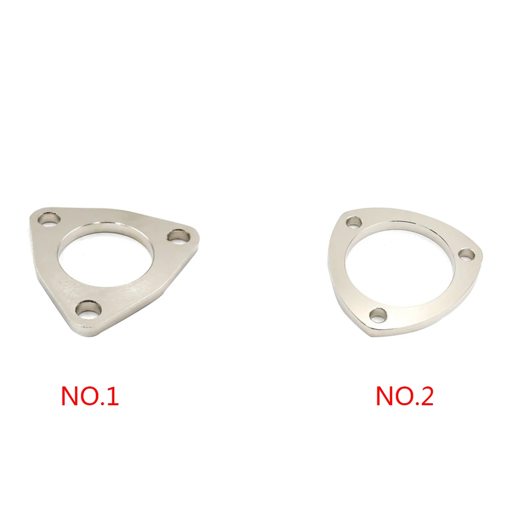 

3 Holes Stainless Steel Collector Flange Gasket Exhaust Gasket Down Pipe Gaskets Universal Exhaust Gasket