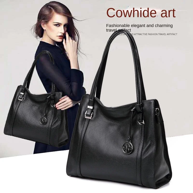 

Large capacity shoulder bag Luxury Designer Brand high quality Women handag cowhide leather Handbags Fashion Leather Bag