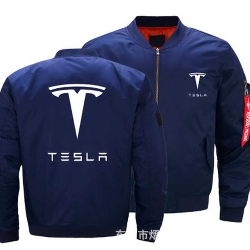 

2022 New Autumn Winter Flight Jacket Tesla Coat Mens Womens Warm Casual Zipper Baseball Jacket