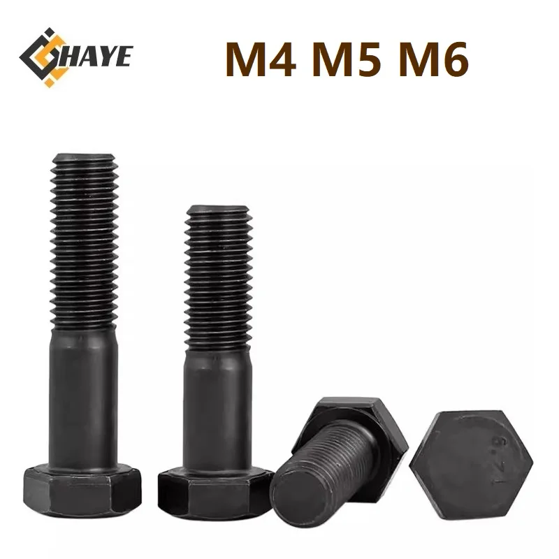 M4 M5 M6 шестигранные болты 12.9 класс высокопрочные головки машинные винты полные