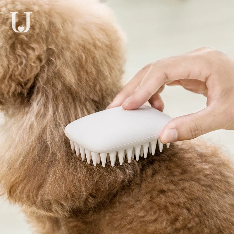 

Jordan&Judy Pet Silicone Hair Combs Pet Dogs and Dogs Universal Anti-slip Massage Combs Hair Removal Opener