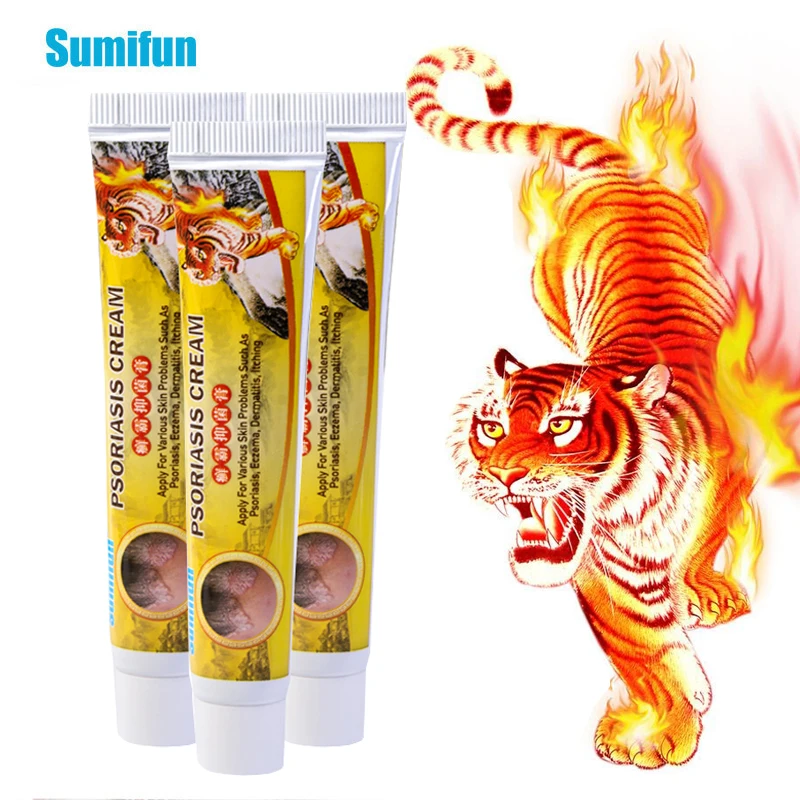 

Sumifun 1pcs Tiger Balm Skin Problem Treatment Eczema Psoriasis Dermatitis Ointment Herbal Antibacterial Cream Anti-Itch Plaster