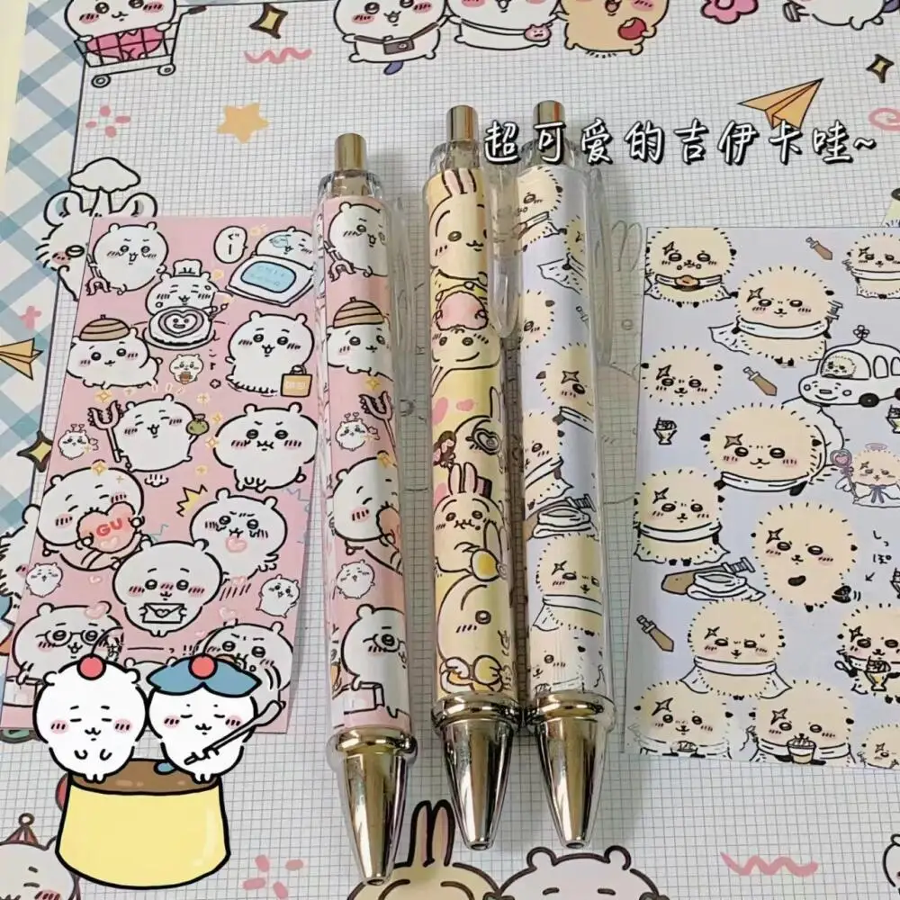 Новинка бренда Chiikawa Hachiware Usagi искусственный ручной пресс с кроликом для студентов