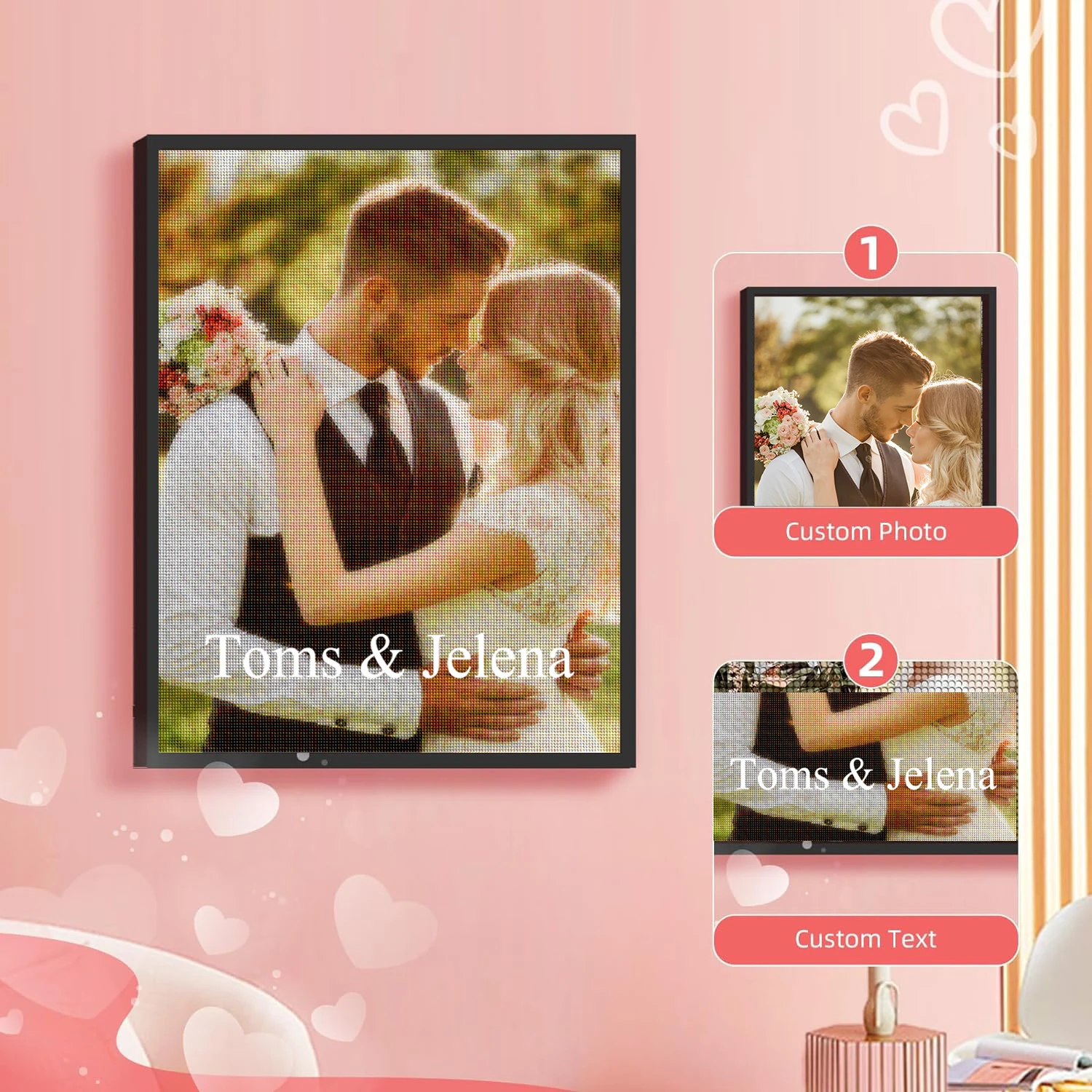 Фото на заказ алмазная живопись вышивка крестиком полная квадратная картина