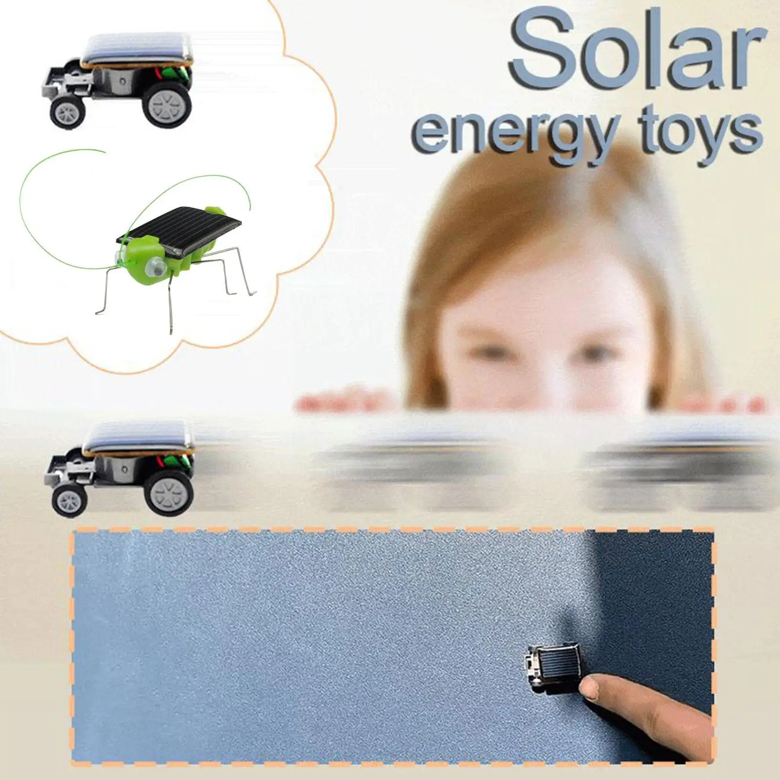 

Волшебная мини-игрушка на солнечной энергии, сумасшедшая Строительная игрушка, обучающая детская игрушка на солнечной энергии, забавная мо...