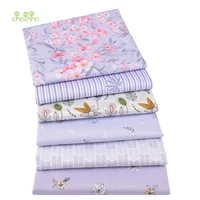 chainhoprinted twill cotton fabricpatchwork clothdiy sewing quilting materialgray floral series6 designs3 sizescc061