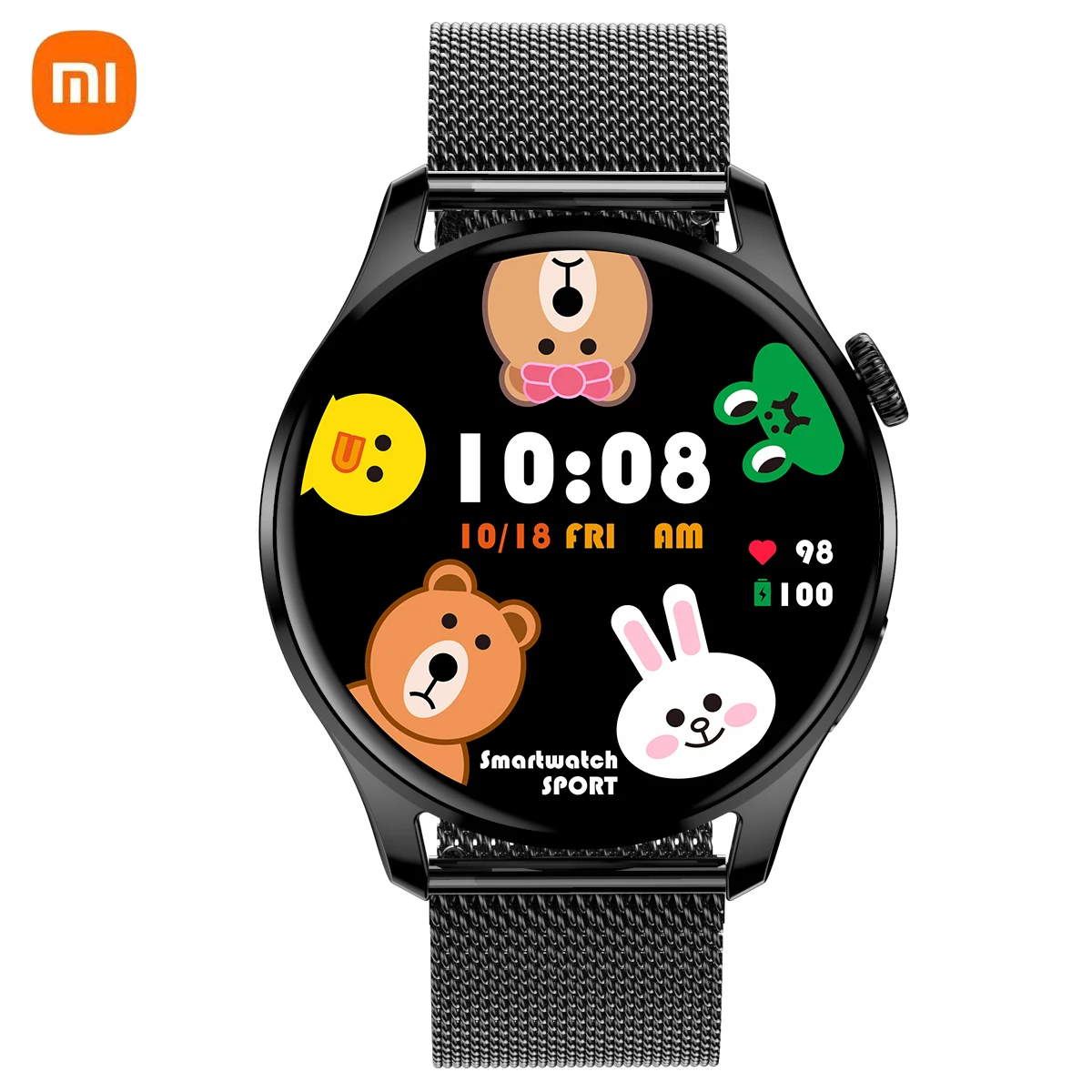 

XIAOMI Smart Watch Body Temperature Detection HD Full Touch Bluetooth Wrist Smartwatch Health Sports Sleep Heart Rate Monitor