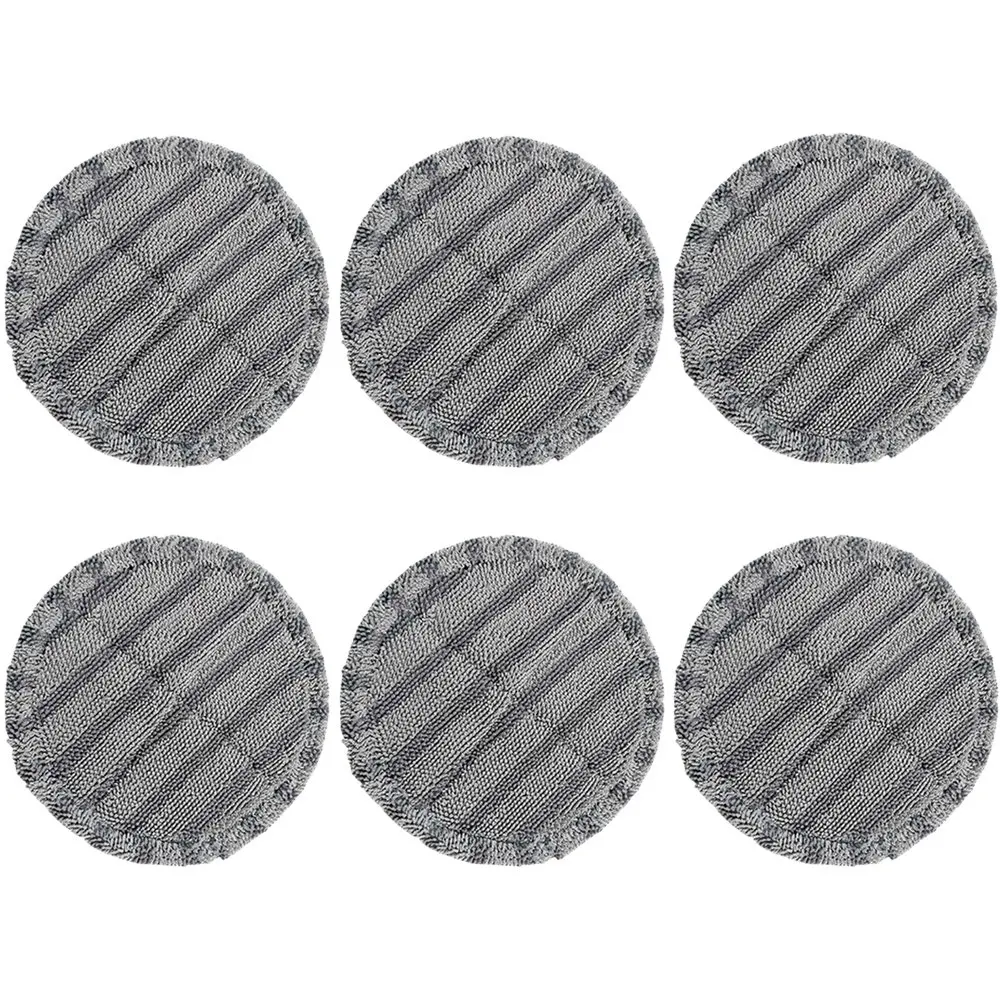 

6Pcs superfine fiber Brush Head Mop Cloths Mopping Replacement for V6 V7 V8 V10 V11 Vacuum Cleaner Accessories