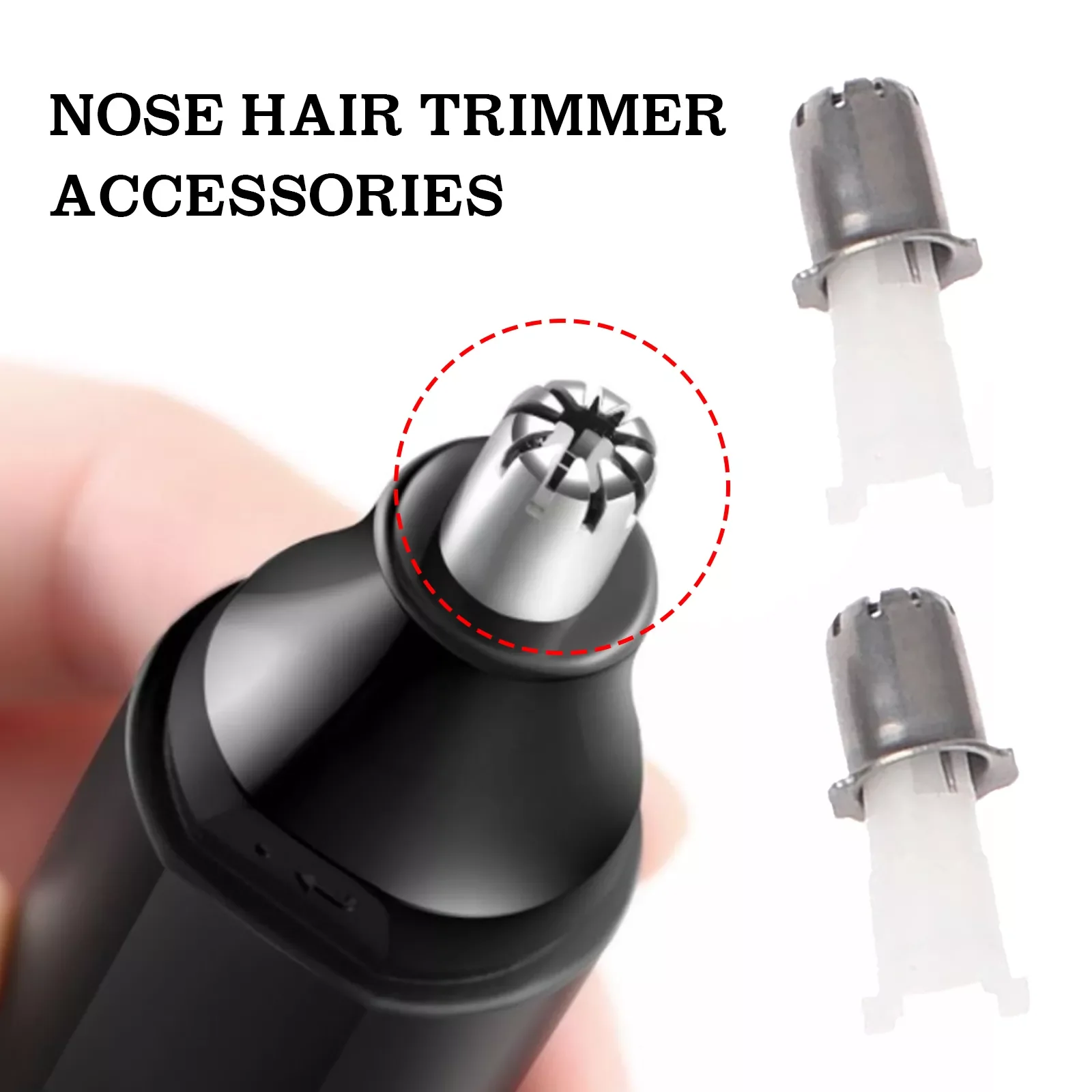

5PCSElectric Shaver Razor Nose Trimmer Heads Nose Hair Cutter Nose Trimmer Replacement Head