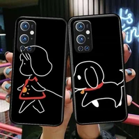 funny cute line couple for oneplus nord n100 n10 5g 9 8 pro 7 7pro case phone cover for oneplus 7 pro 17t 6t 5t 3t case