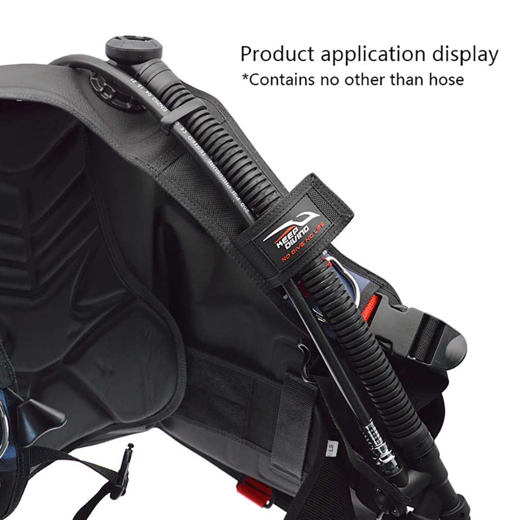 

BCD Reliable Hose Backup Regulator Secondary Head Multiple Size High Resilience Underwater Supplies 22inch 55 8CM