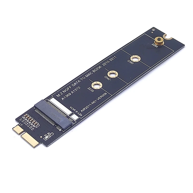 

Адаптер для SSD-накопителя Apple Macbook 2010 2011 MacBook Air A1369 A1370 M2 адаптер для SSD-конвертера с поддержкой 2230 2242 2260 2280 M2 SSD