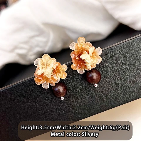 Серьги-подвески Taoya медный сплав