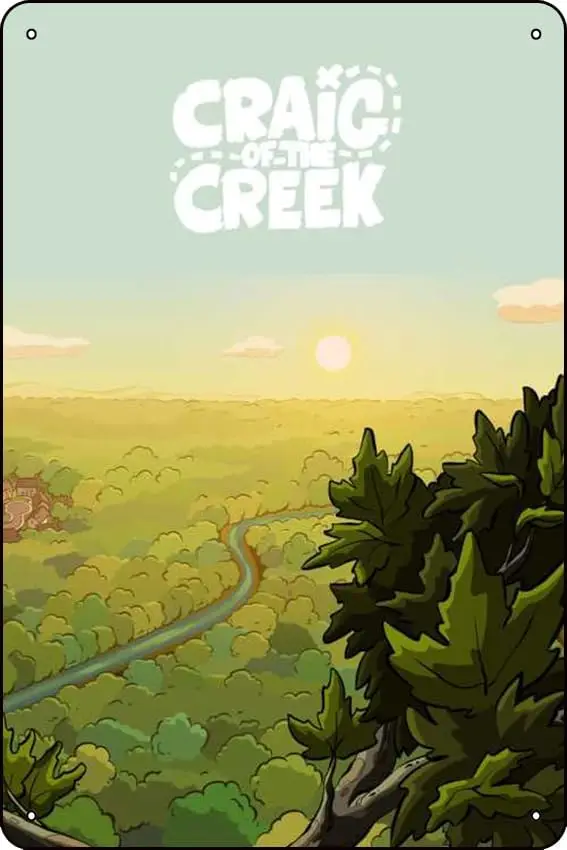 Плакат с табличкой Craig of the Creek (2018) металлическая жестяная вывеска x винтажный