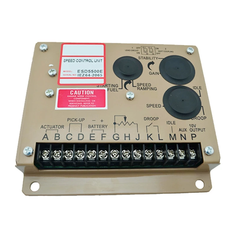 

ESD5500E Engine Speed Control Governor ESD5500E for Crude Oil-Generator Unit Controller with Double Capacitors