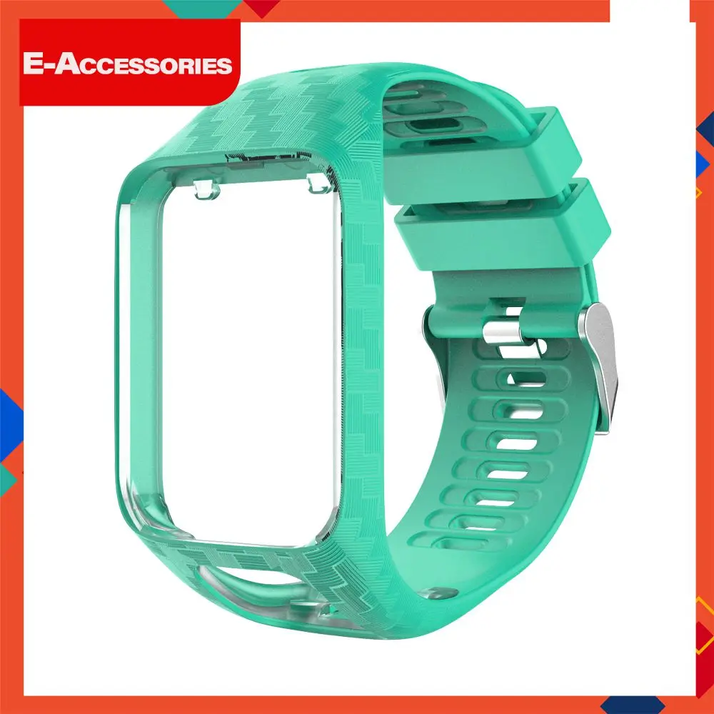 

Silicone Smart Bracelet Soft Watch Band Sport Replacement Silicone Strap For Tomtom Runner 2/3 Spark/3 Strap Sport Watch 1 Pc