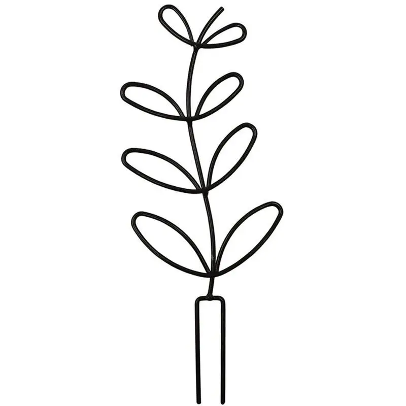 

Metal Plant Climbing Frame Iron Flower Leaves Support Tutor Stick Plant Pot Fixed Stake Climber Pole Indoor Garden Accesorries