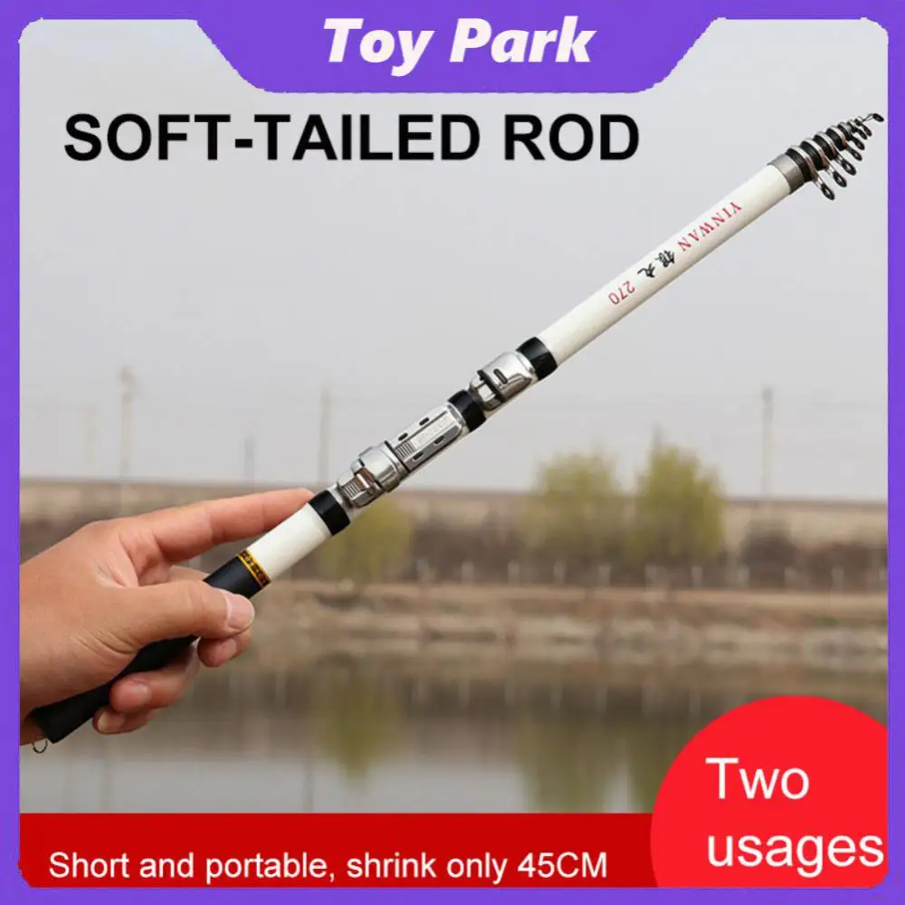 

Delicate Portable And Durable Telescopic Fishing Rod Scalable Throw Surfcasting Shore Casting Pole Ceramic Guide Ring Smooth