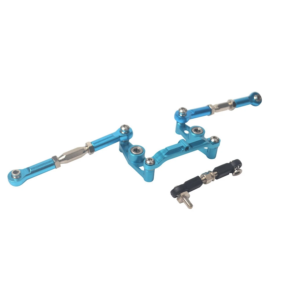 

Aluminum Alloy Ball Bearing Crank Steering Set for Tamiya TT02B TT-02B 1/10 RC Car Upgrade Parts Accessories