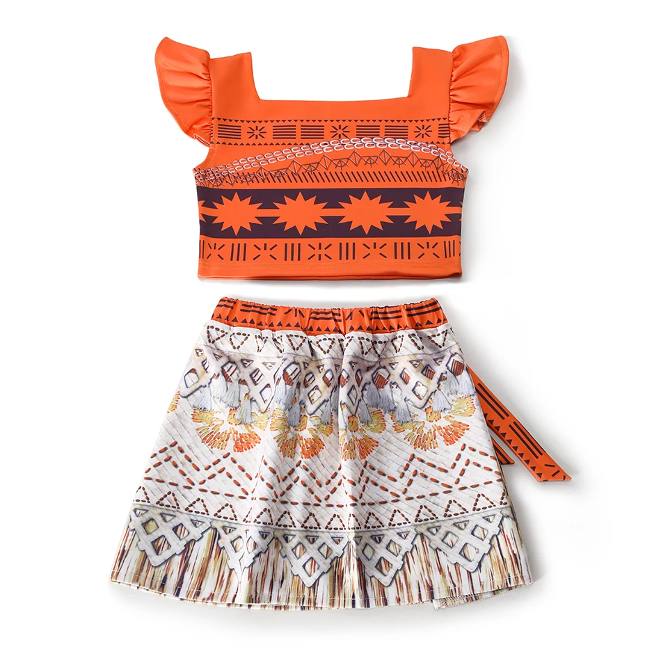 Платье Принцессы Моаны Для Девочек Косплей Аниме Vaiana Детский Костюм На День