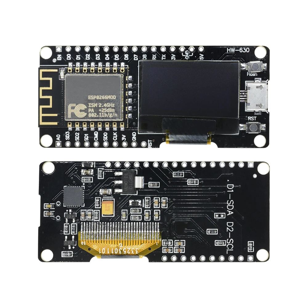 ESP8266 телефон с беспроводным модулем Wi-Fi CP2102 макетная плата 0 96 дюймовый OLED дисплей