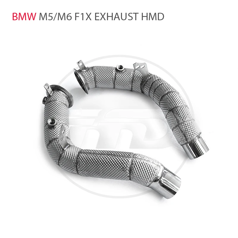 

HMD Exhaust System High Flow Performance Downpipe for BMW M5 M6 F10 F12 F13 4.4T Catless Test Pipe