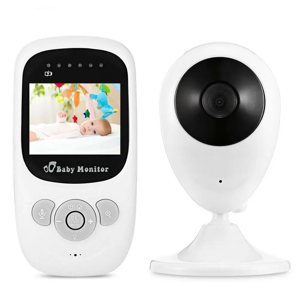 

2.4 inch Wireless Video Color Baby Monitor High Resolution Baby Nanny Security Camera Night Vision Temperature Monitoring