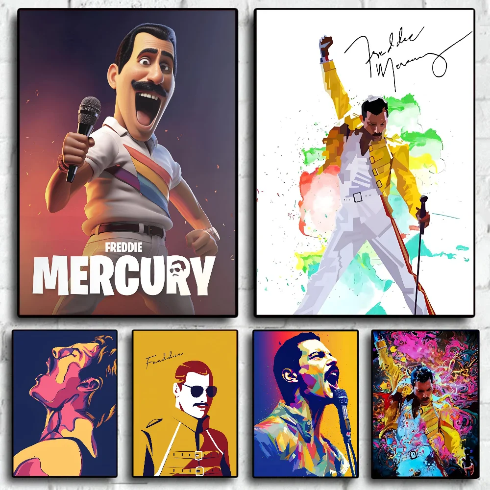 Современный стиль Фредди Меркьюри Абстрактное искусство Плакат Klassisk Abstrakt Veggmaleri
