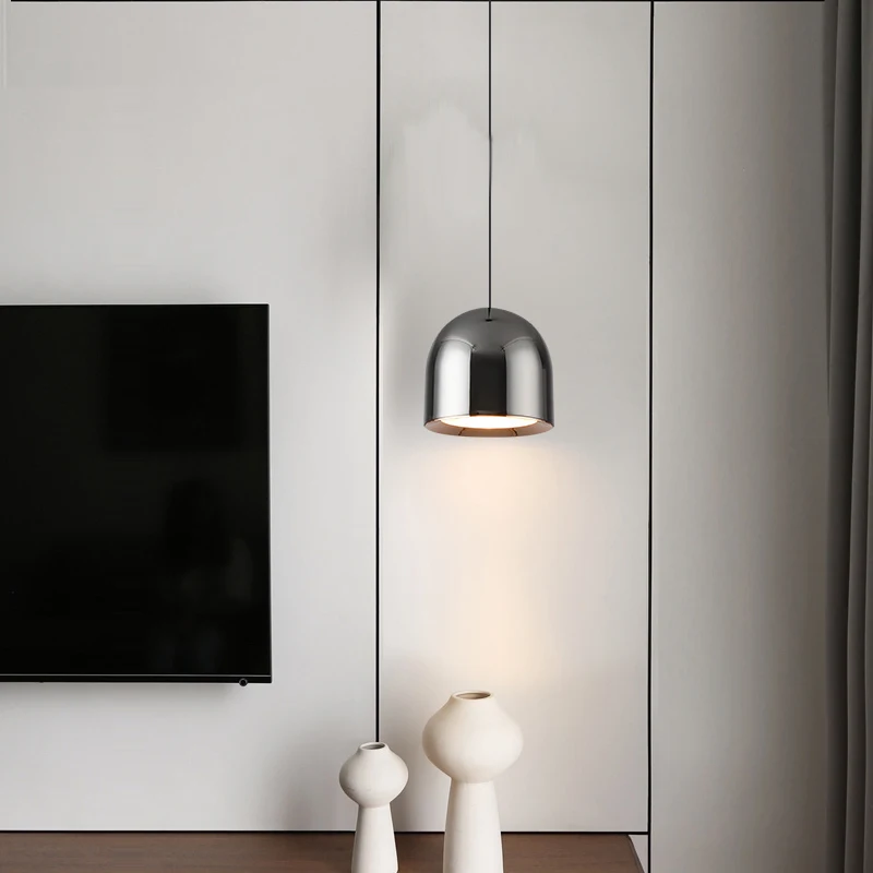 

Nordic simple lifting adjustable restaurant round chandelier bedside bar modern light luxury bedroom personality chandelier