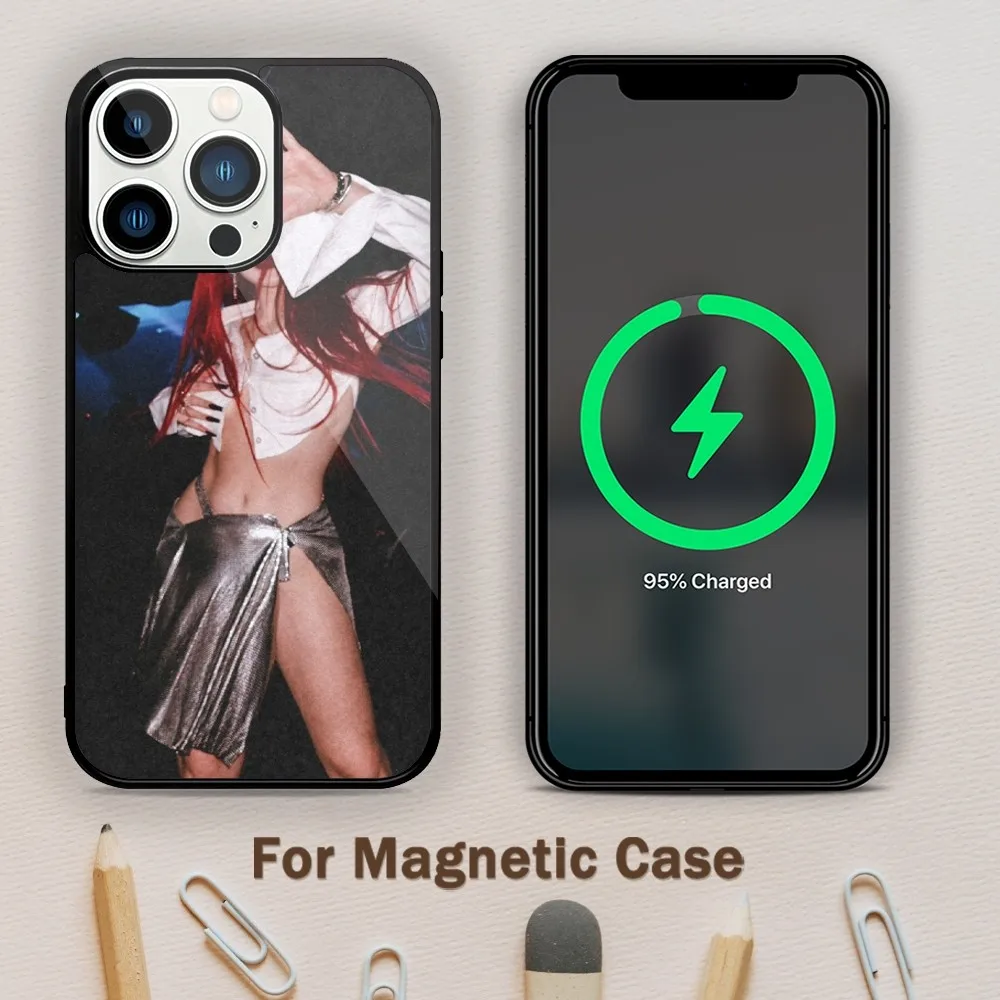 Магнитный Чехол Для Телефона Diamonds And Dancefloors Ava Max iPhone 11/12/13/14/15/Mini Pro XS X S Plus XR