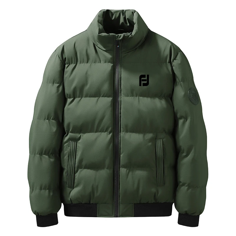 2023 New Hot Selling Dahe Fishing Men's Winter Jacket Thick Standing Collar Parka Men's Coat Casual Warm Wool Cotton Men's Jacke
