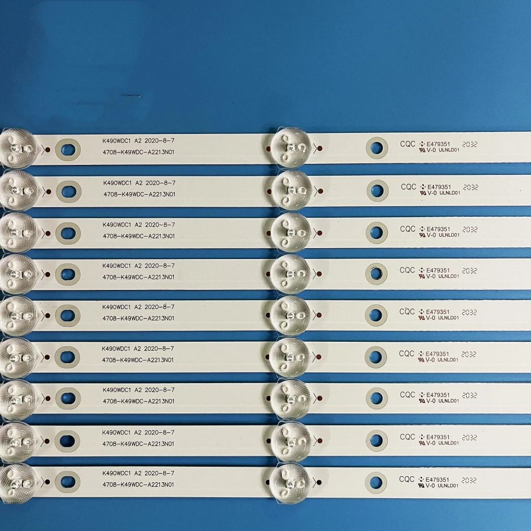 Комплект из 9 шт. 5 светодиодов светодиодная подсветка для 4708-K49WDC-A3113N01 A2213N01 K490WDC1 A2