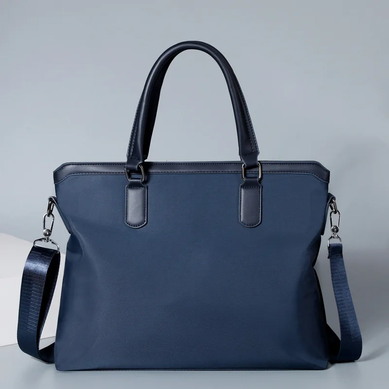 New Business Men's Executive Briefcase Oxford Casual Handbag Large Capacity Male Laptop Bag Office File Shoulder Bag