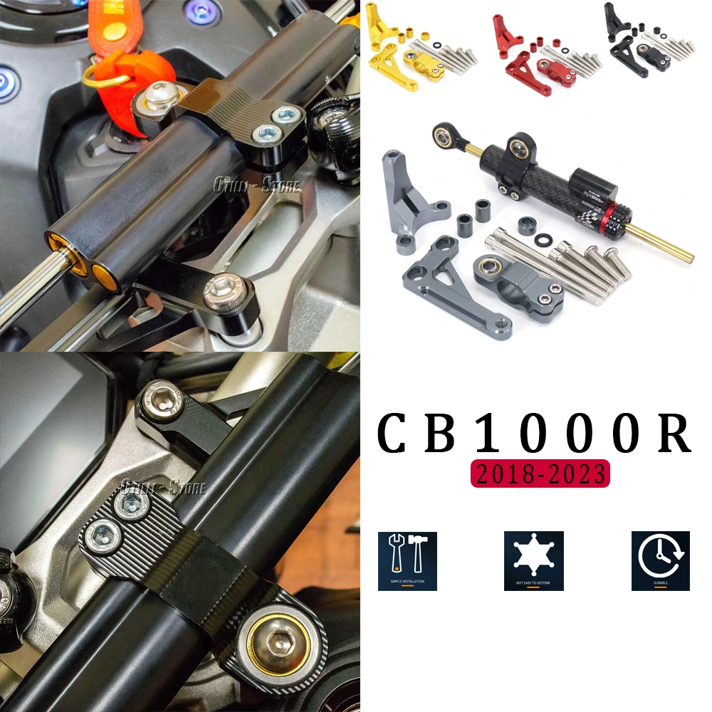 

For Honda CB1000R CB 1000 R Motorcycle Accessories CB 1000R 2018 - 2023 Stabilizer Steering Damper Mounting Bracket Support Kit
