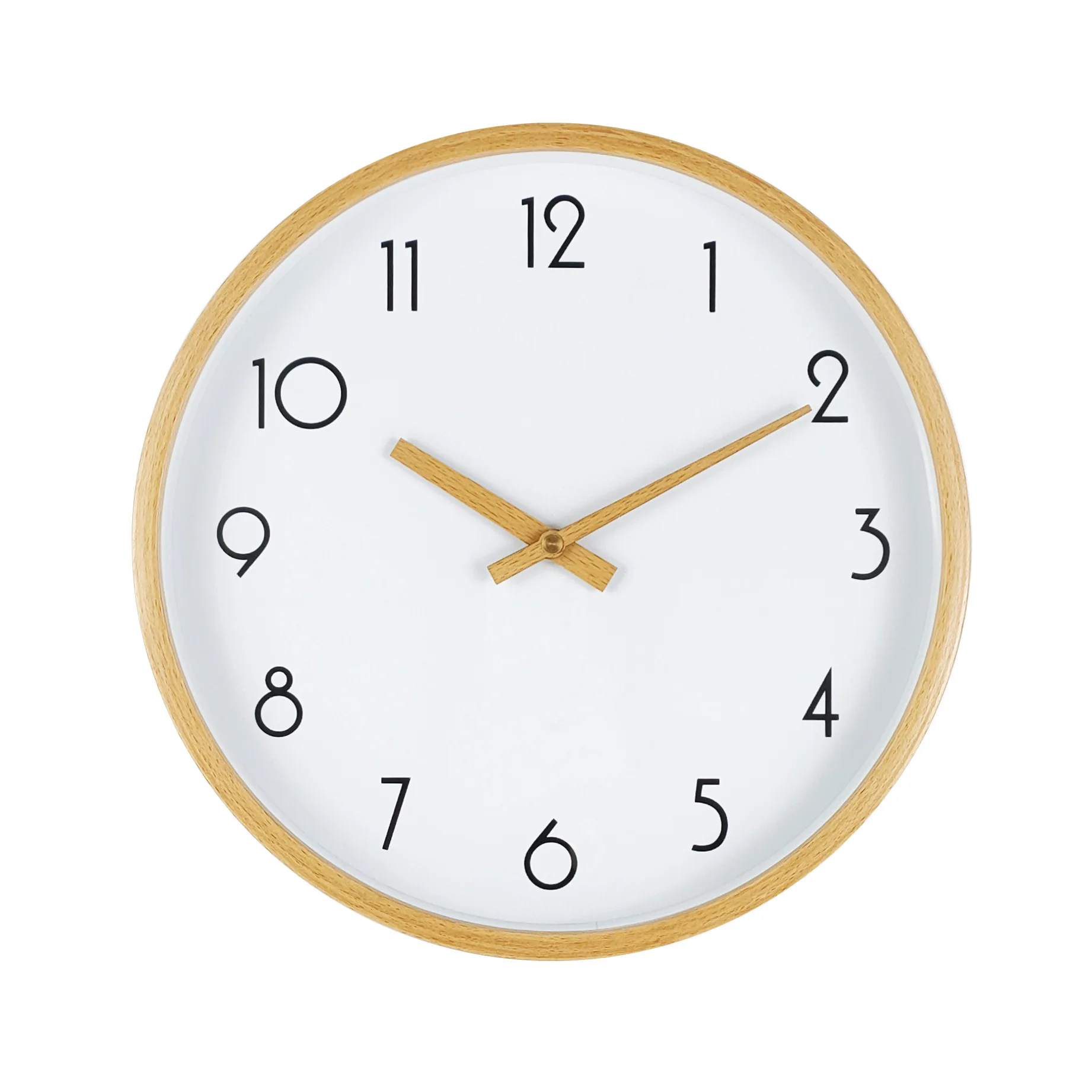 

12 Inch Creative Home Digital Wooden Quartz Wall Clock Simple Clock Fashion Wall Clock Large Wall Clock Digital Clock