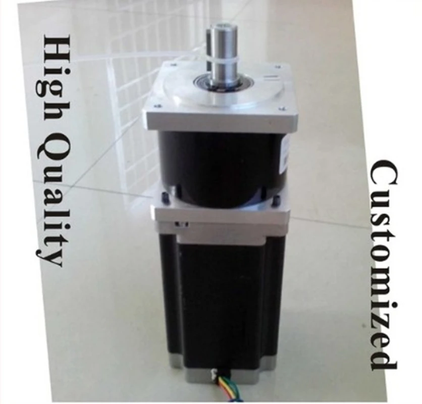 Планетарный шаговый мотор NEMA 34 Длина двигателя 126 мм передаточное число 15:1 20:1 25:1