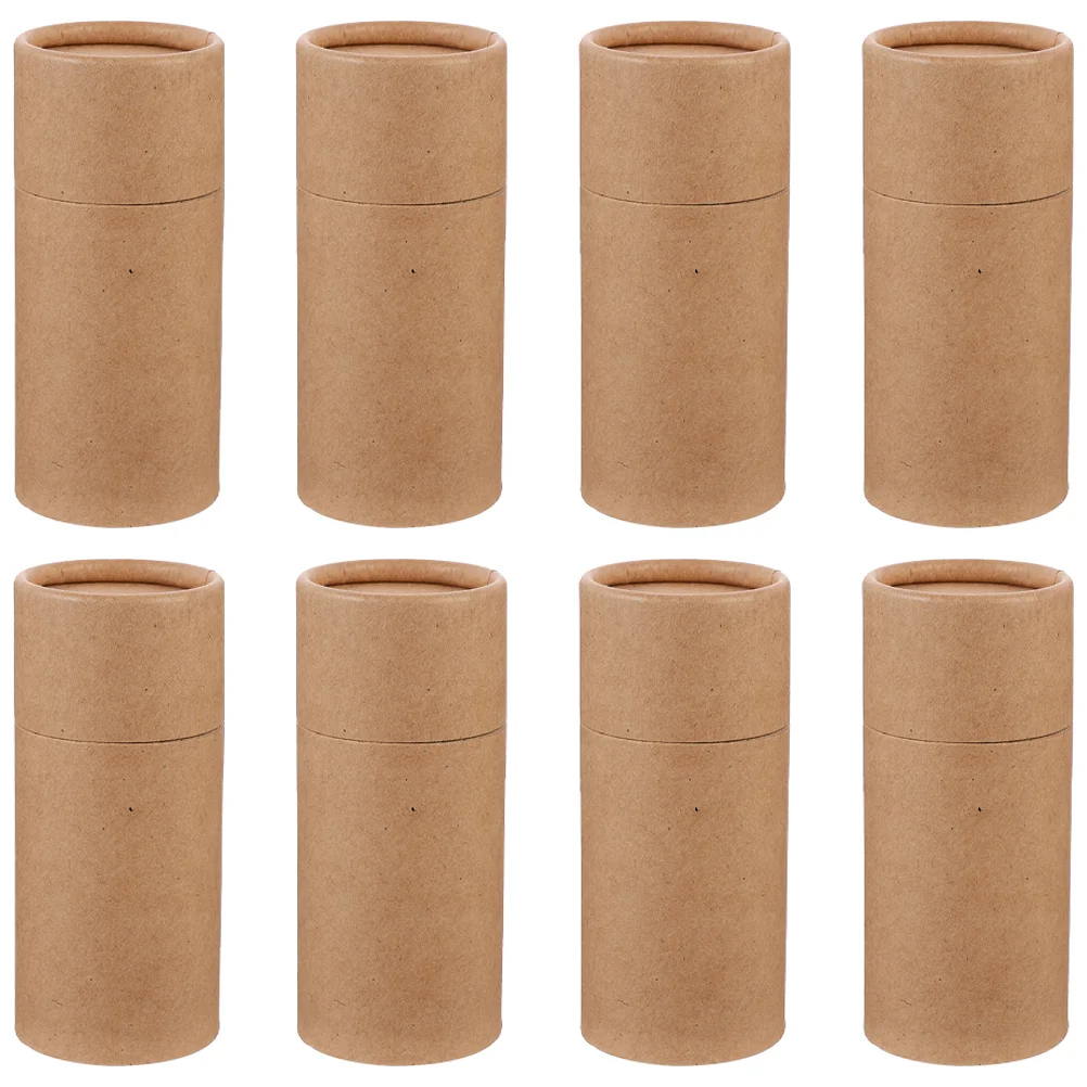 

Paper Box Tube Kraft Gift Cardboard Packing Boxes Emptypackaging Container Bottle Lid Paperboard Tubes Round Oil Holder Rolls