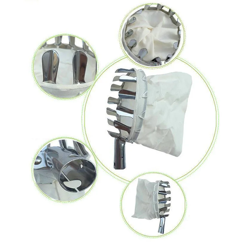 Металлический сборщик фруктов садоводство персик ловушка для с высоким деревом