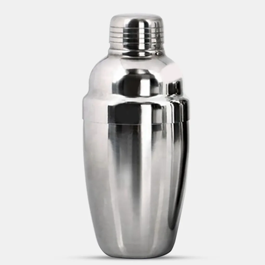 

Stainless Steel Cocktail Shaker Drinks Wine Maker Martini Mixer for Bar Home with Strainer 250ml