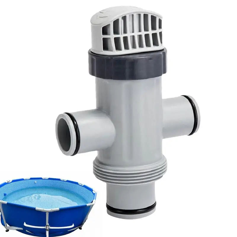 

Pool Plunger Gray Multifunctional Universal Hose Fitting Replacement Long Lasting Swimming Pool Accessories Sturdy ABS For