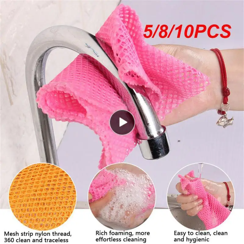 

5/8/10PCS Can Be Reused For A Long Time. Microfiber Cleaning Cloth Made Of High-quality Deep Nylon Fibers. Durable