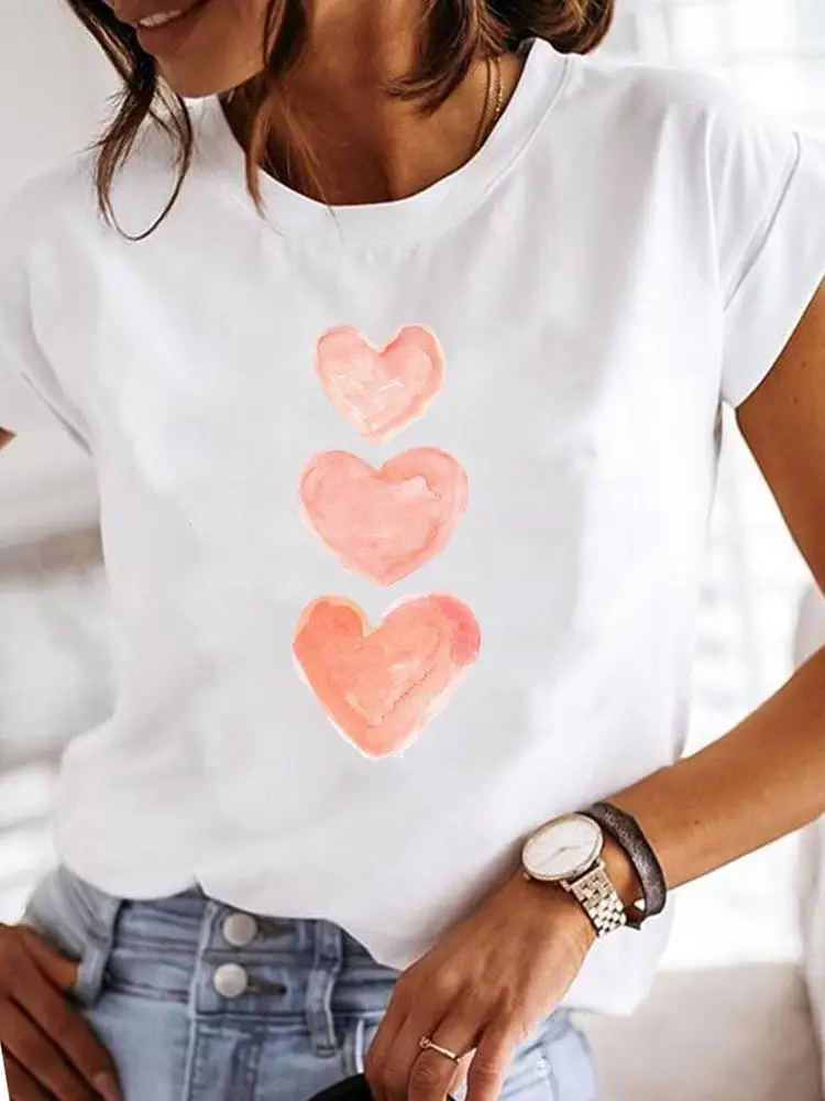 

Summer T Clothing T-shirts Short Sleeve Clothes Fashion Casual Ladies Clothes FW5713